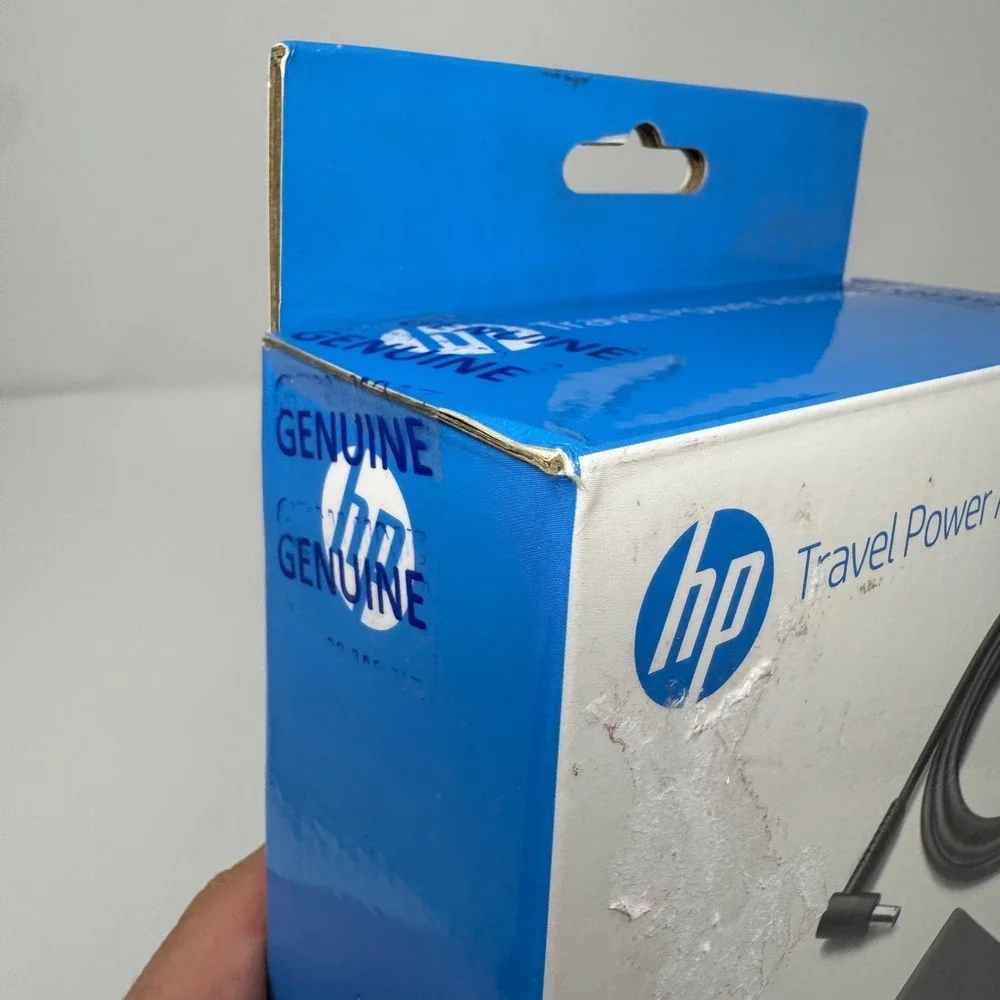 Factory Sealed Genuine HP 19.5V 3.33A 65W Travel AC Adapter
